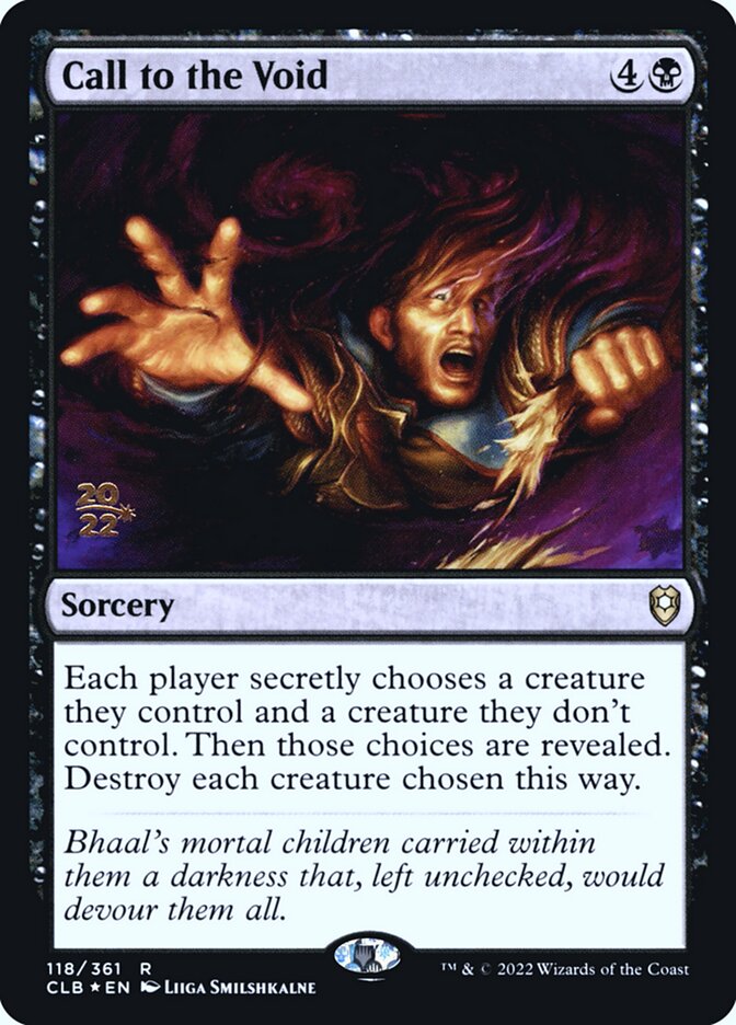 Call to the Void, Battle for Baldur's Gate Promos · 118/361