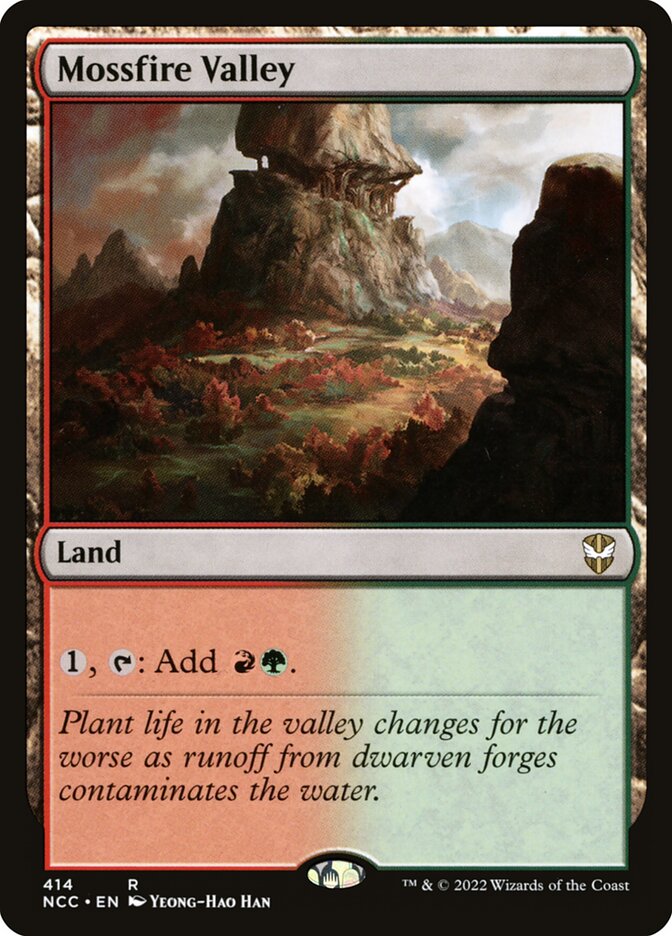 Mossfire Valley, New Capenna Commander · 414