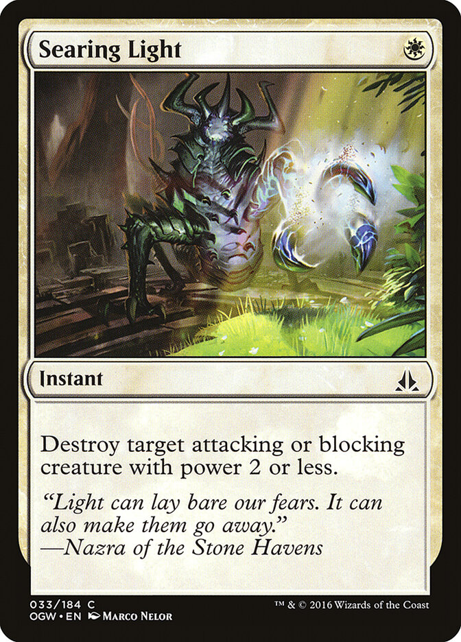 Searing Light, Oath of the Gatewatch · 033/184