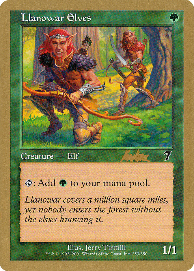 Llanowar Elves, World Championship Decks 2002 · bk253