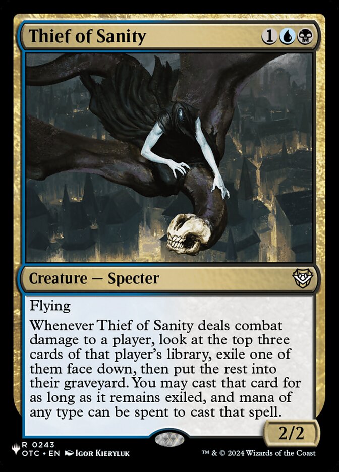 Thief of Sanity, The List · otc-243