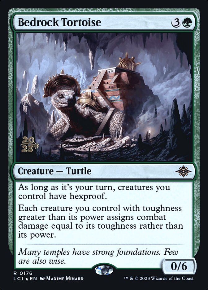 Bedrock Tortoise, The Lost Caverns of Ixalan Promos · 0176