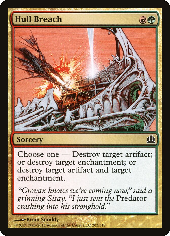 Hull Breach, Commander 2011 · 203/318
