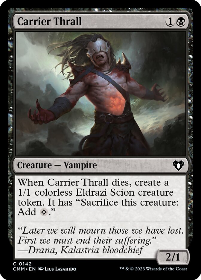 Carrier Thrall, Commander Masters · 0142