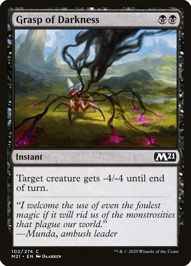 Grasp of Darkness, Core Set 2021 · 102/274