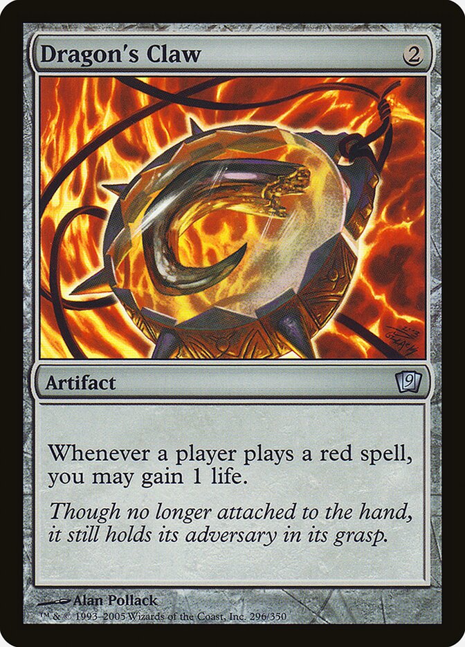 Dragon's Claw, Ninth Edition · 296-star
