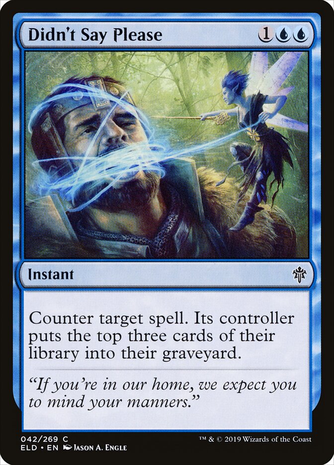 Didn't Say Please, Throne of Eldraine · 042/269