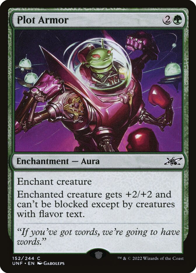 Plot Armor, Unfinity · 152/244