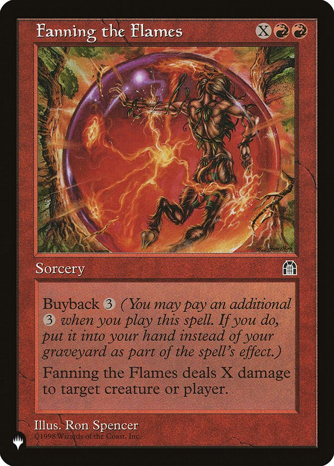 Fanning the Flames, The List · sth-80