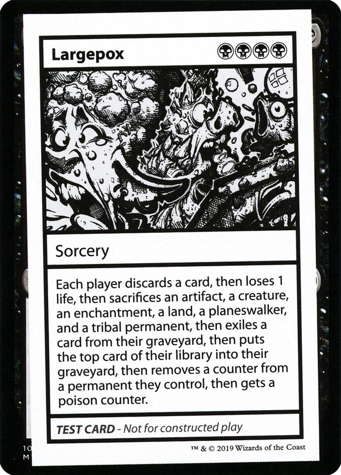 Largepox, Mystery Booster Playtest Cards 2021 · 044/121