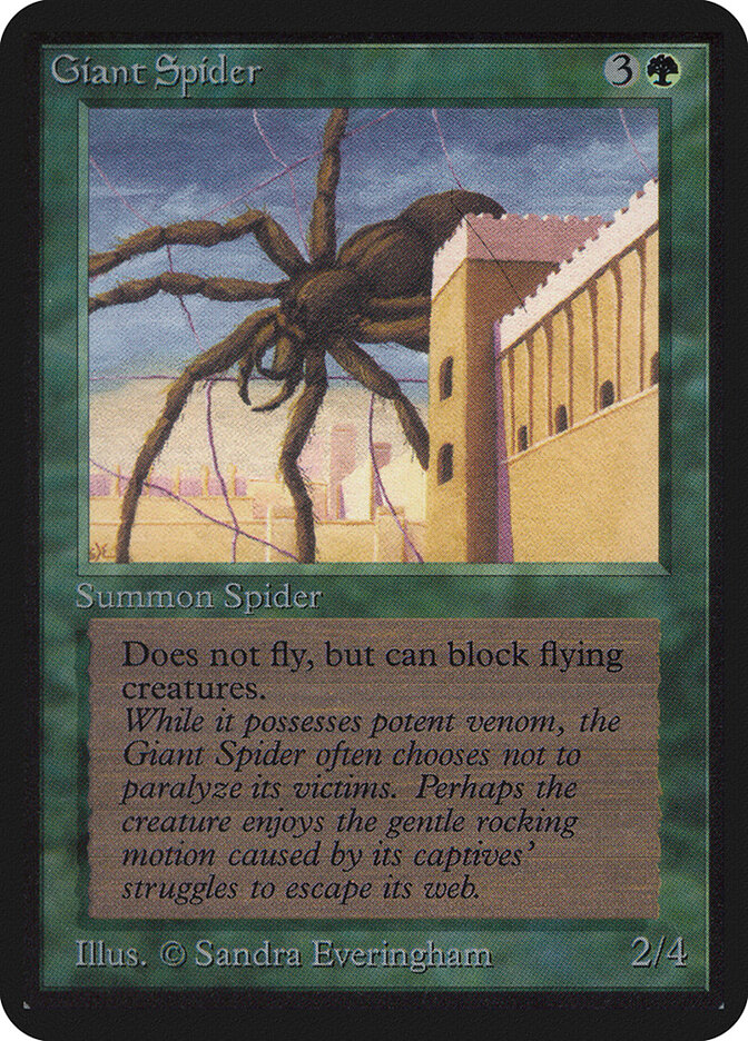 Giant Spider, Limited Edition Alpha · 198