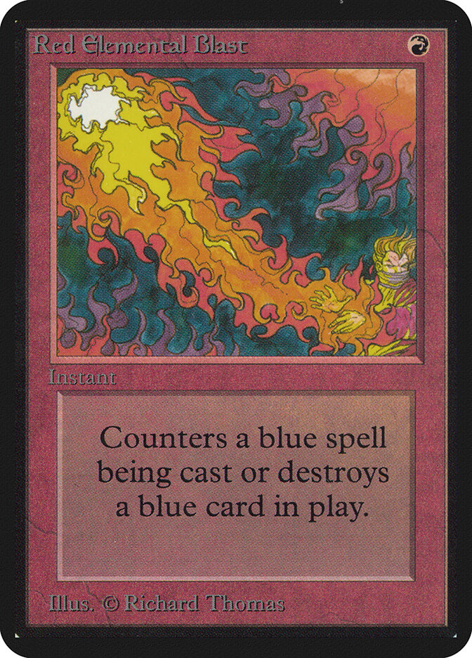 Red Elemental Blast, Limited Edition Alpha · 169