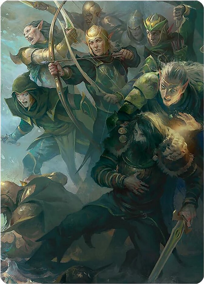 Galadhrim Brigade // Galadhrim Brigade, Tales of Middle-earth Scene Box · 0012