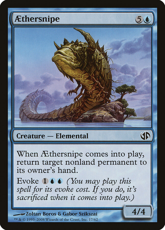 Aethersnipe, Duel Decks: Jace vs. Chandra · 17/62