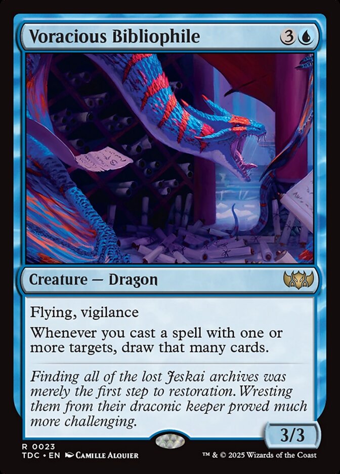 Voracious Bibliophile, Tarkir: Dragonstorm Commander · 0023