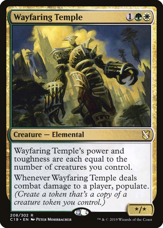 Wayfaring Temple, Commander 2019 · 208/302