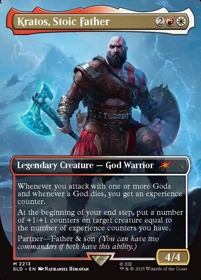 Kratos, Stoic Father, Secret Lair Drop · 2213