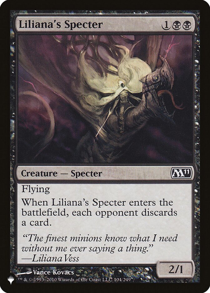 Liliana's Specter, The List · m11-104