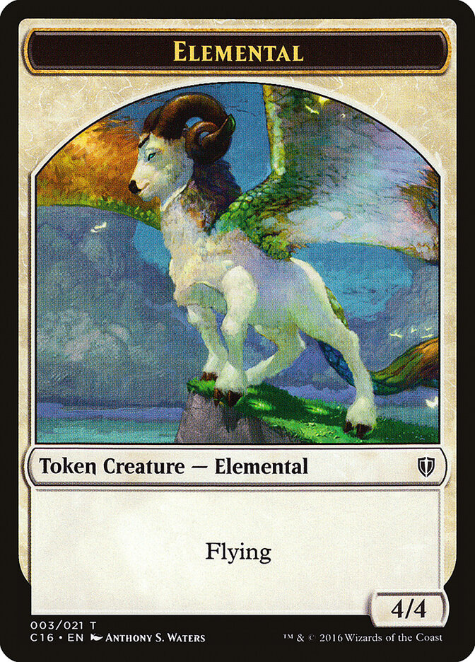 Elemental, Commander 2016 Tokens · 003