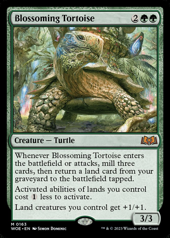 Blossoming Tortoise, Wilds of Eldraine · 0163