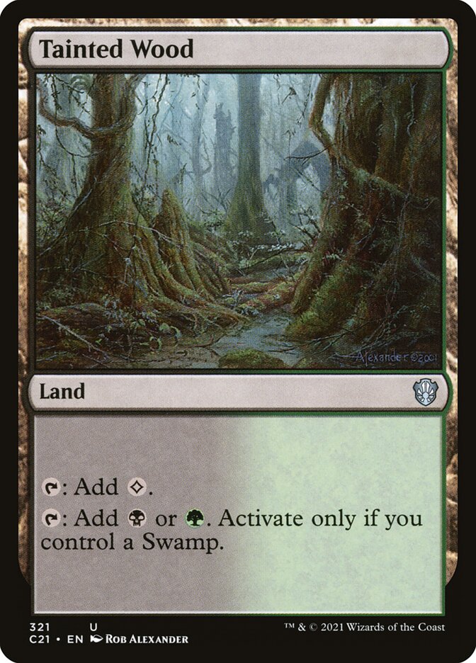 Tainted Wood, Commander 2021 · 321