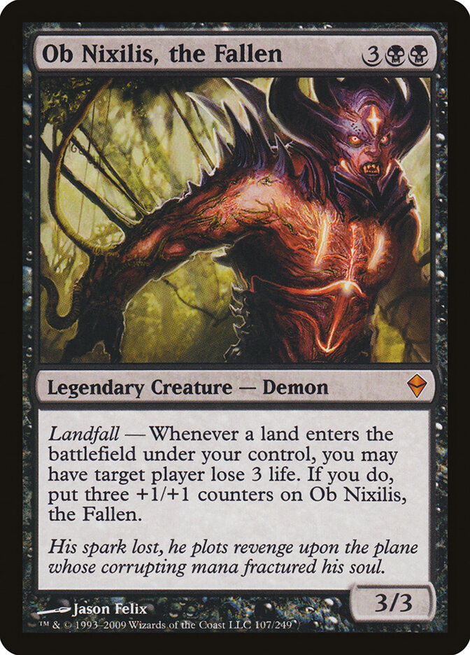 Ob Nixilis, the Fallen, Zendikar · 107/249