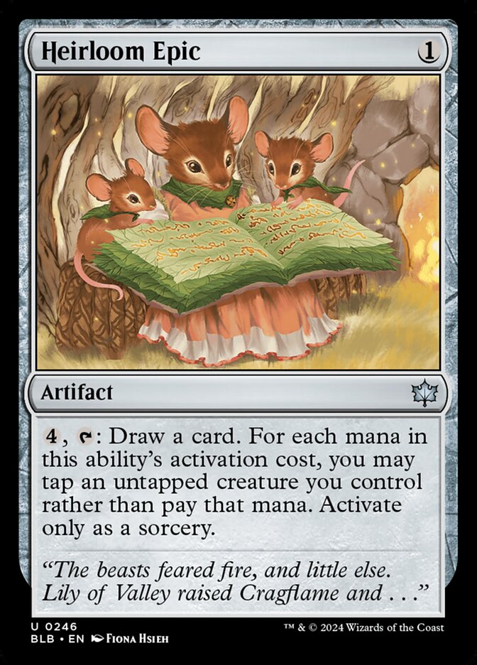 Heirloom Epic, Bloomburrow · 0246