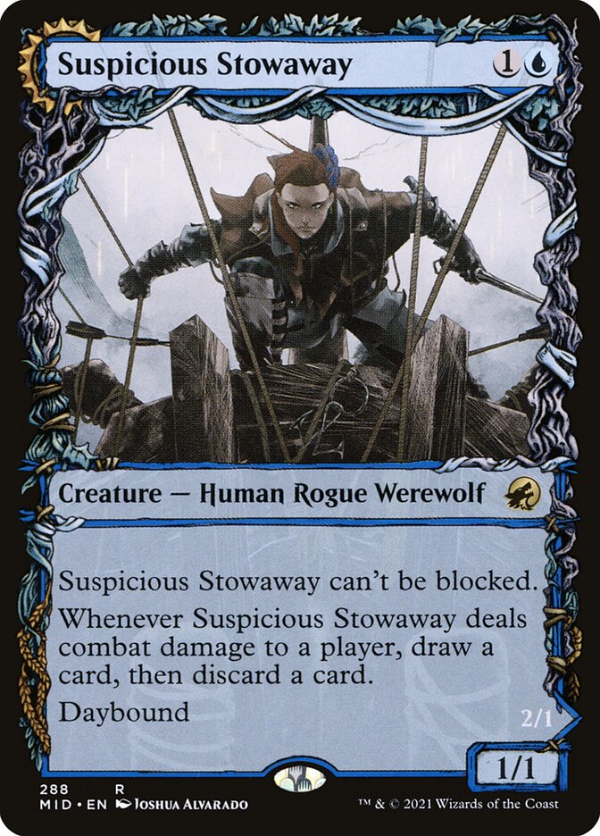 Suspicious Stowaway // Seafaring Werewolf, Innistrad: Midnight Hunt · 288
