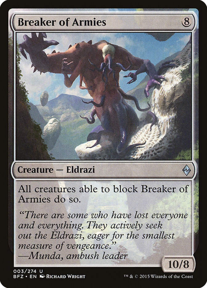 Breaker of Armies, Battle for Zendikar · 003/274