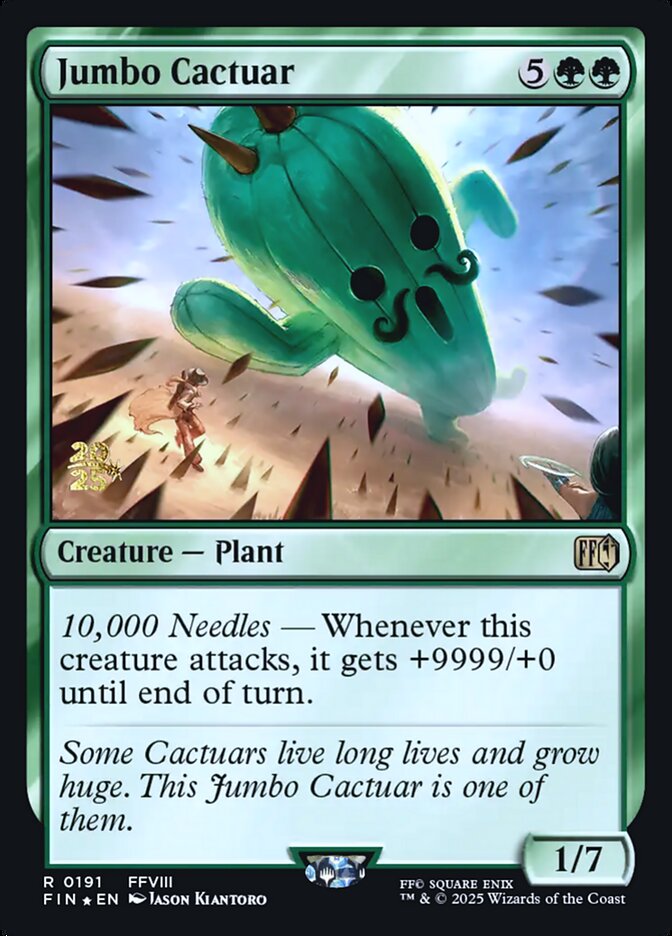 Jumbo Cactuar, Final Fantasy Promos · 0191