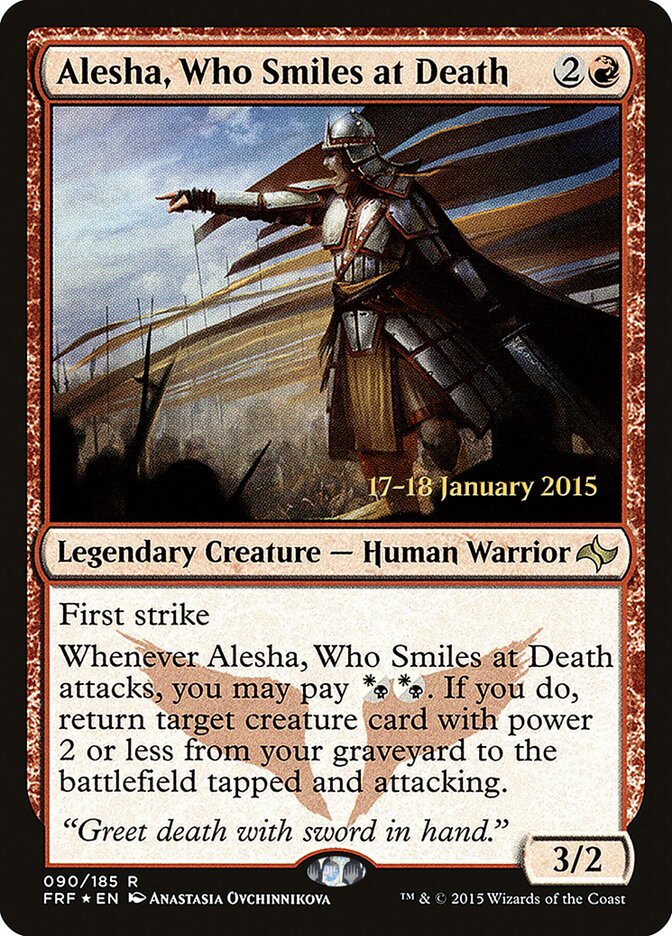 Alesha, Who Smiles at Death, Fate Reforged Promos · 090/185
