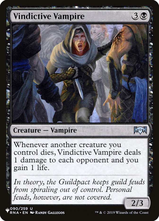 Vindictive Vampire, The List · rna-90