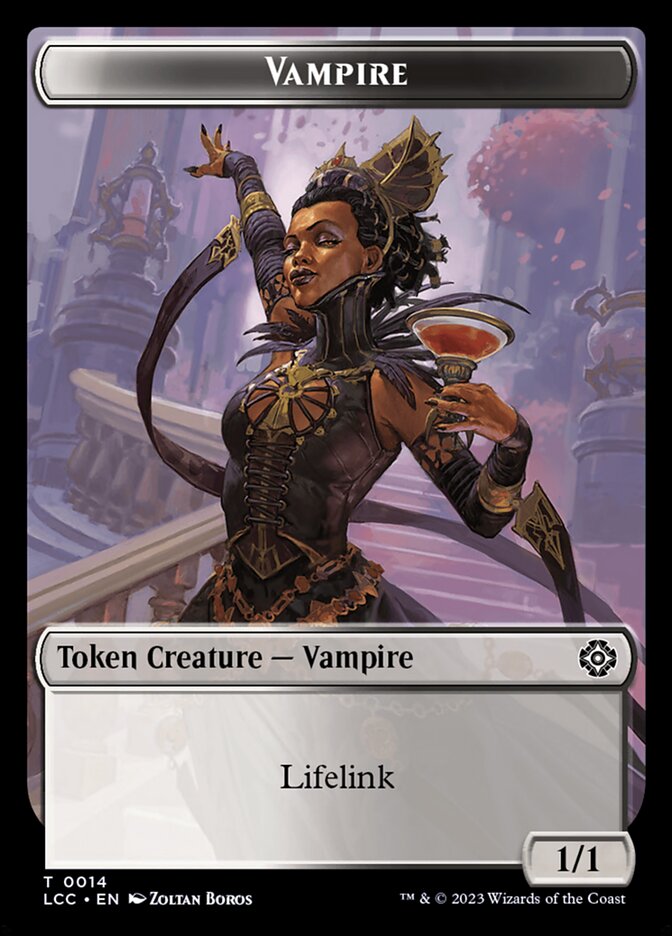 Vampire, The Lost Caverns of Ixalan Commander Tokens · 0014