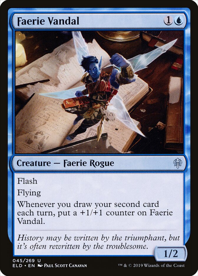 Faerie Vandal, Throne of Eldraine · 045/269