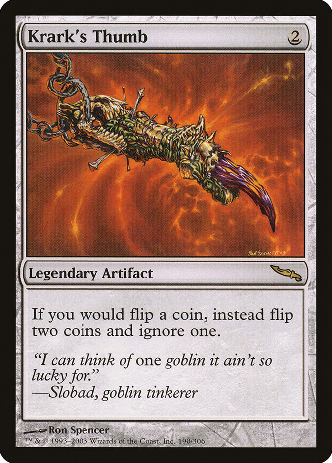Krark's Thumb, Mirrodin · 190/306