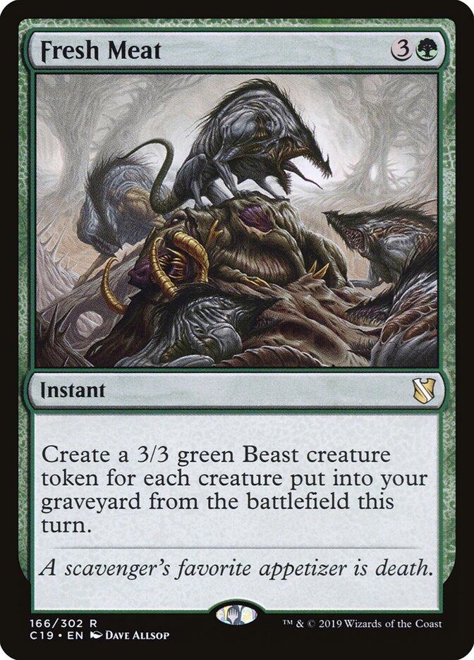 Fresh Meat, Commander 2019 · 166/302