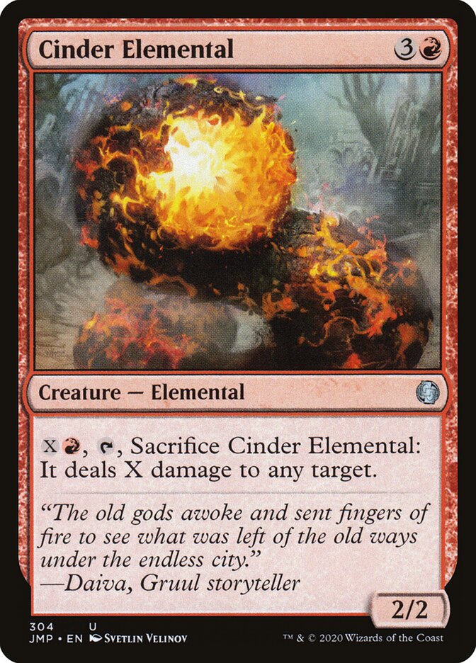 Cinder Elemental, Jumpstart · 304