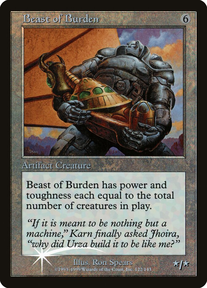 Beast of Burden, Urza's Legacy Promos · 122-dagger