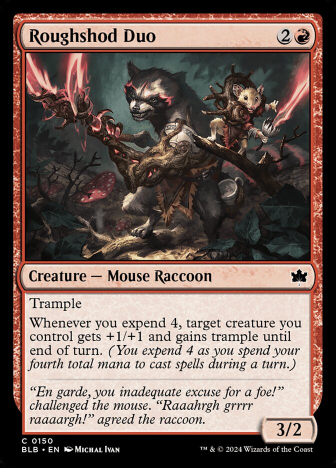 Roughshod Duo, Bloomburrow · 0150