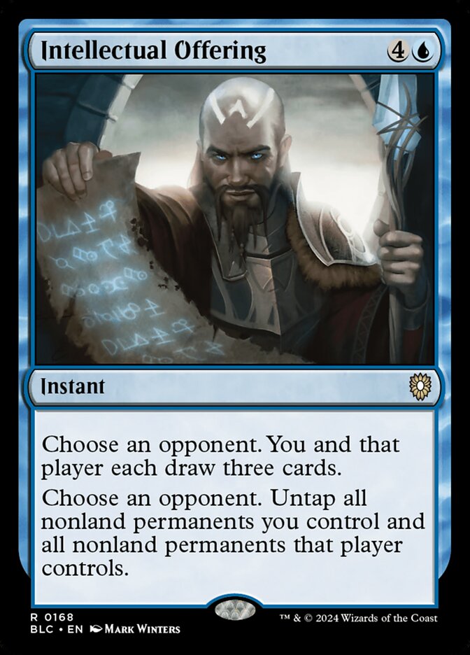 Intellectual Offering, Bloomburrow Commander · 0168