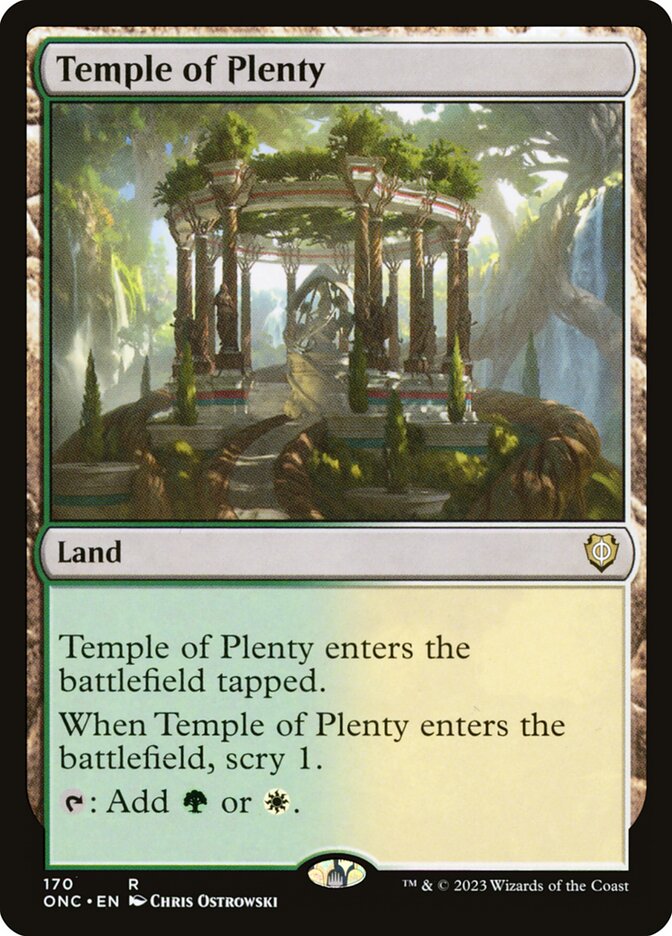 Temple of Plenty, Phyrexia: All Will Be One Commander · 170
