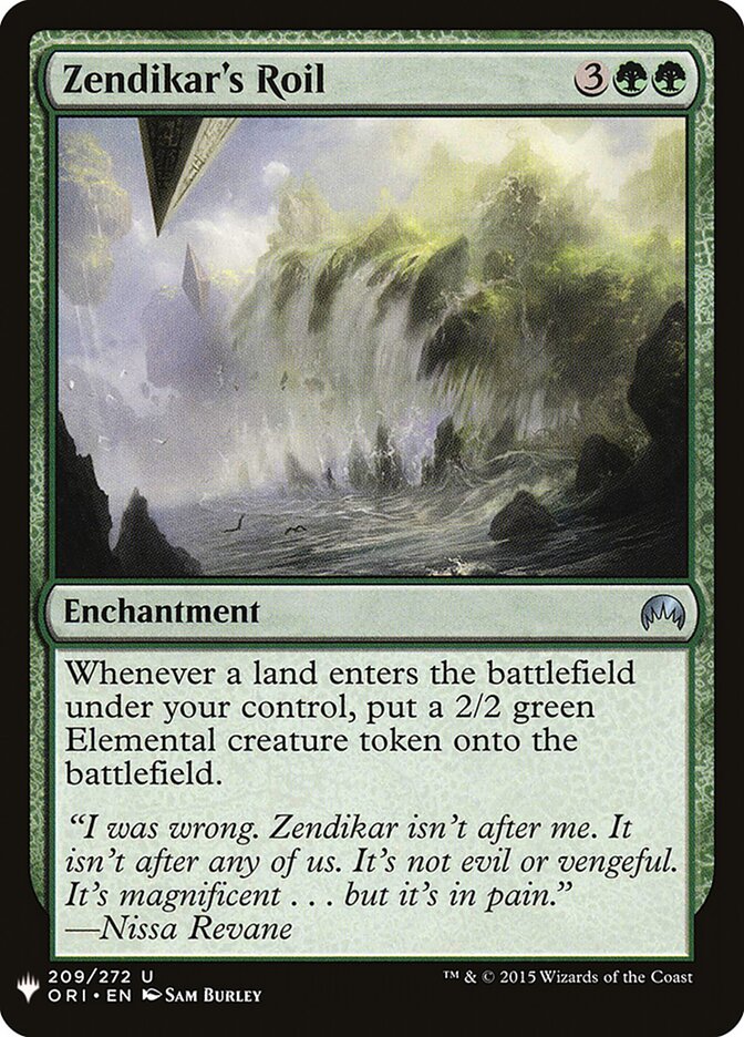 Zendikar's Roil, The List · ori-209