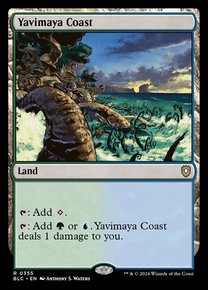 Yavimaya Coast, Bloomburrow Commander · 0355