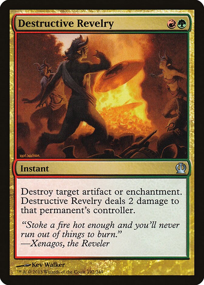 Destructive Revelry, Theros · 192/249