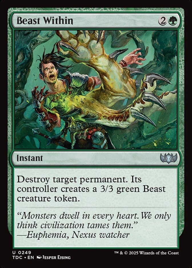 Beast Within, Tarkir: Dragonstorm Commander · 0249