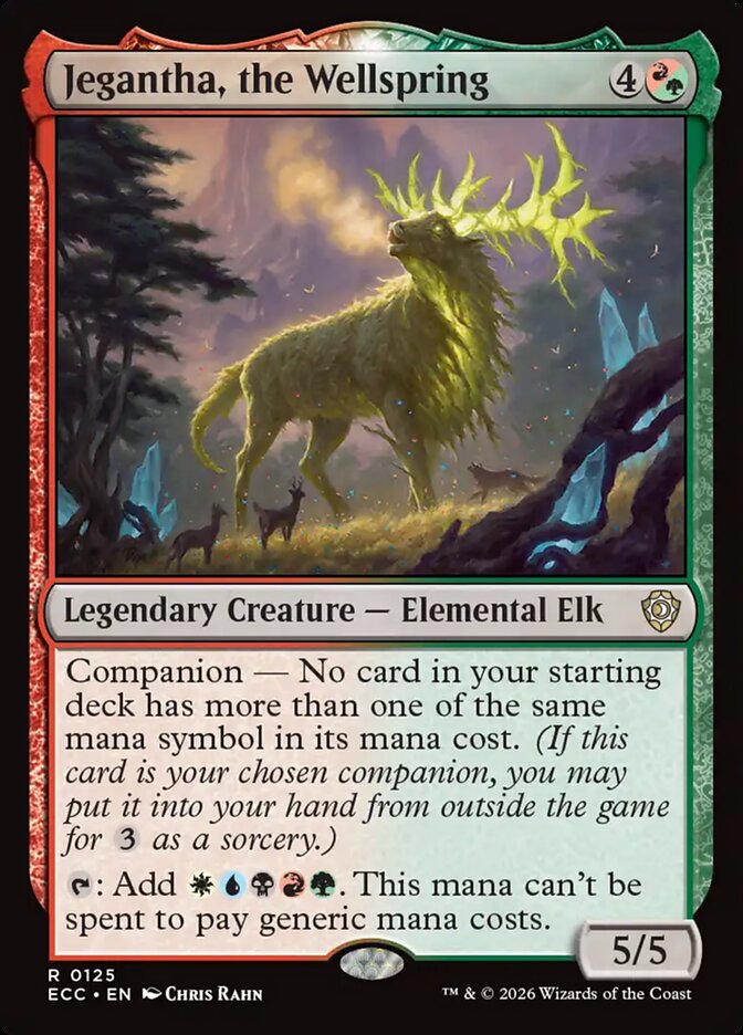 Jegantha, the Wellspring, Lorwyn Eclipsed Commander · 0125