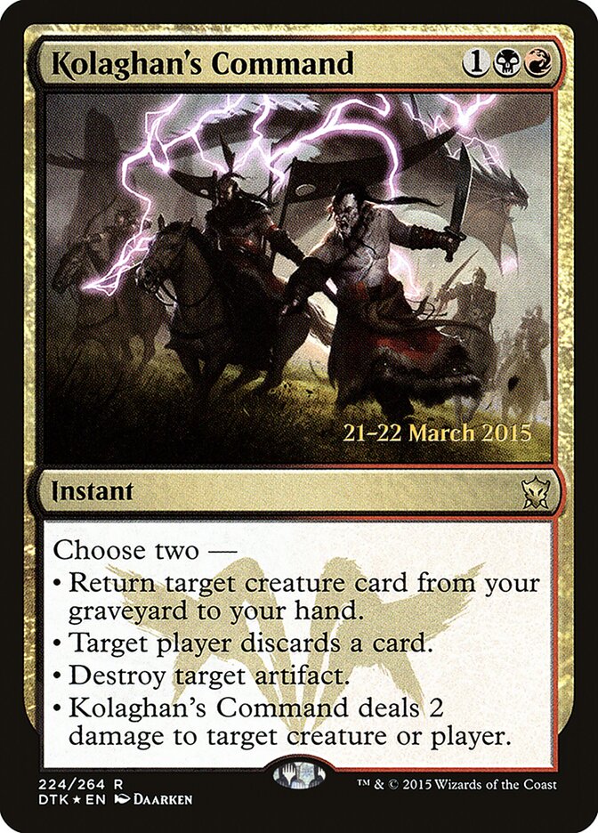 Kolaghan's Command, Dragons of Tarkir Promos · 224/264