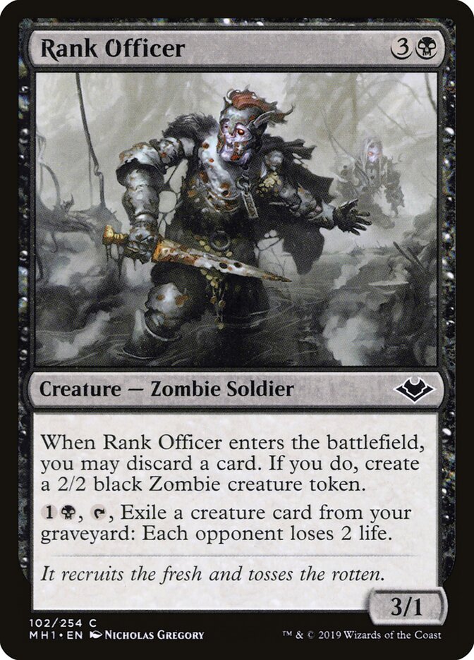 Rank Officer, Modern Horizons · 102/254