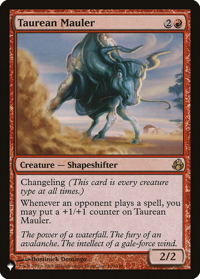 Taurean Mauler, The List · mor-109