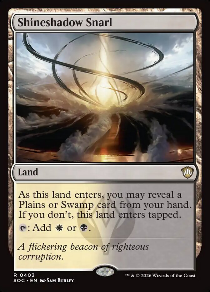 Shineshadow Snarl, Secrets of Strixhaven Commander · 0403
